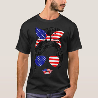 Vierde verjaardag van de patriottische Amerikaanse T-shirt