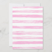 Vierde verjaardag van de roze & gouden vier en ver kaart (Achterkant)