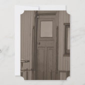 Vierde verjaardag van de Rustige trein Kaart (Achterkant)