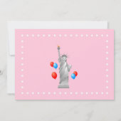 Vierde verjaardag van de verjaardag van de baby Gi Kaart (Achterkant)