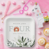 Vierde verjaardag van de Vierde verjaardag van de  Papieren Bordje (Feest)