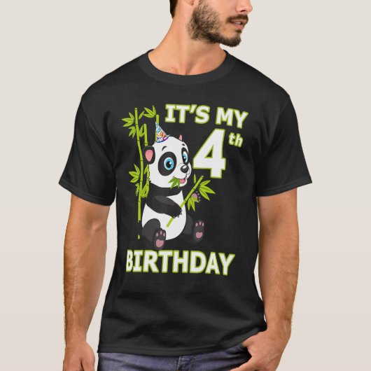 Vierde verjaardag van de vierde verjaardag van het t-shirt (Voorkant)