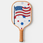 Vierde verjaardag van de viering van juli pickleball paddle (Achterkant)