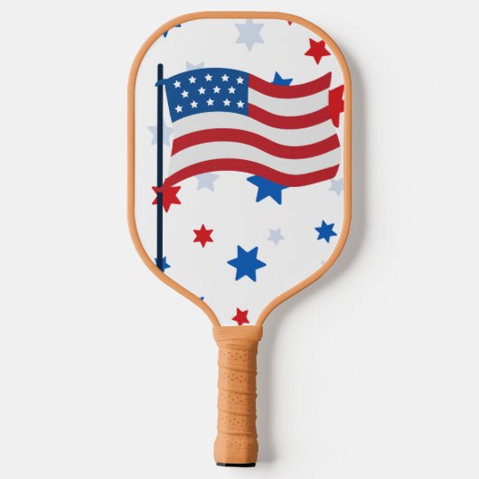 Vierde verjaardag van de viering van juli pickleball paddle (Achterkant)