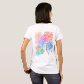 Vierde verjaardag van de viering van juli t-shirt (Achterkant volledig)