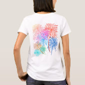 Vierde verjaardag van de viering van juli t-shirt (Achterkant)