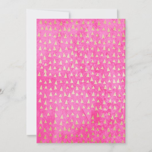 Vierde verjaardag van Dino-Vier Roze Dinosaur Girl Kaart (Achterkant)