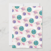 Vierde verjaardag van het Girly Buitspace Galaxy P Kaart (Achterkant)