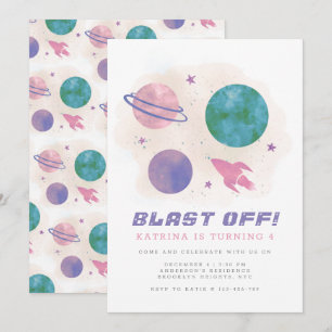 Vierde verjaardag van het Girly Buitspace Galaxy P Kaart