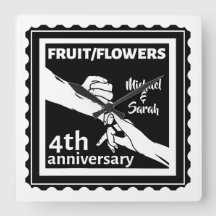 Vierde verjaardag van het huwelijk met romantische