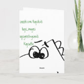 Vierde verjaardag van het kind Dinosaur (kleur me) Kaart (Achterkant)