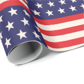 Vierde verjaardag van juli cadeaupapier (Rol Hoek)