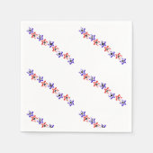 Vierde verjaardag van juli servet (Voorkant)