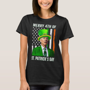 Vierde verjaardag van St Patrick's Day Joe Biden L T-shirt