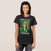 Vierde verjaardag van St Patrick's Day Joe Biden L T-shirt (Voorkant volledig)