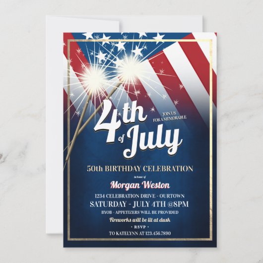 Vierde verjaardag van uitnodigingen van de Partij  (Voorkant)