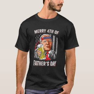 Vierde verjaardag van Vaderdag Joe Biden 4 juli T-shirt