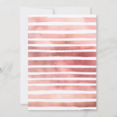 Vierde verjaardag Zilveren ballon | Roze Partij Kaart (Achterkant)