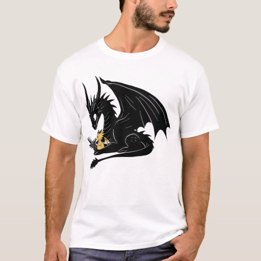 Vierde vleugel draken samen lezen Schattige tranen T-shirt (Voorkant)