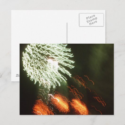 Vierde vuurwerk van Juli Briefkaart (Voorkant / Achterkant)