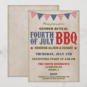 Vierde week juli toont het geslacht rode witte bla kaart (Voorkant / Achterkant)