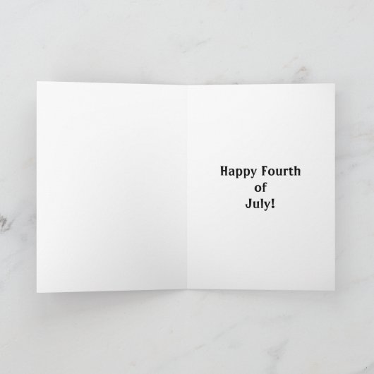 Vierde Wenskaart juli Kaart (Binnen)