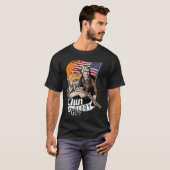 Vierde wijziging juli Patriottisch Pistool Gut Glo T-shirt (Voorkant volledig)