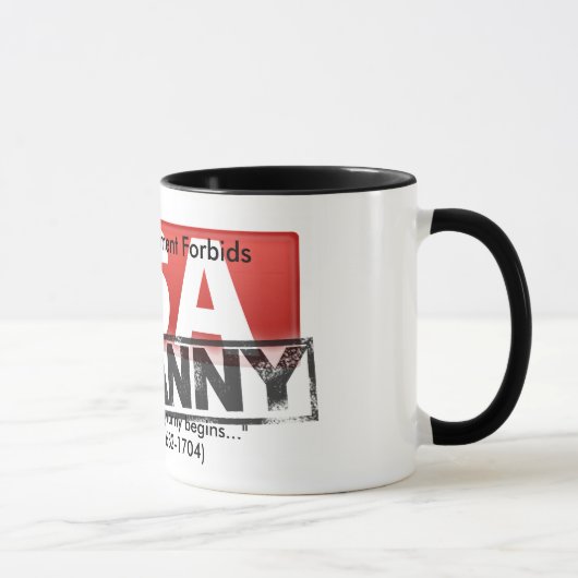 Vierde wijziging verbiedt Mok TSA Tyranny (Rechts)