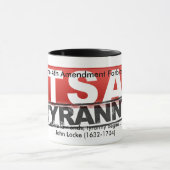 Vierde wijziging verbiedt Mok TSA Tyranny (Midden)