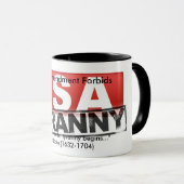 Vierde wijziging verbiedt Mok TSA Tyranny (Voorkant rechts)