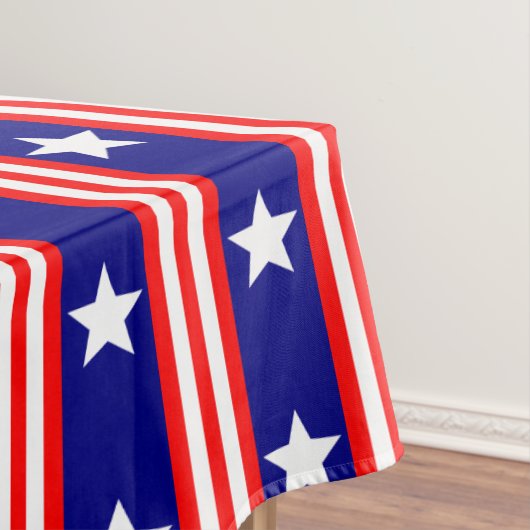 Vierde Witte sterren en rode en witte strepen van Tafelkleed (Voorbeeld)