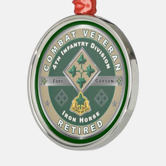 Vierde Zuidelijke Sector: Kerstmis in ruste Metalen Ornament (Links)