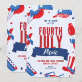 #VierdeJuliPicknickLiveOptochtVuurwerkSurprises Kaart (Voorkant / Achterkant)