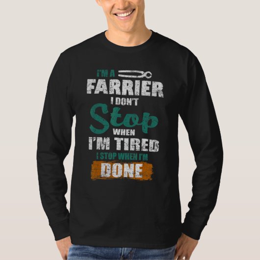 Vierder ik hou niet op als ik bang ben dat ik stop t-shirt (Voorkant)