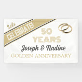 VIEREN! 50 jaar Golden Jubileum banner (Horizontaal)