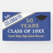 VIEREN! 50 jaar klasse reünie Banner (Horizontaal)