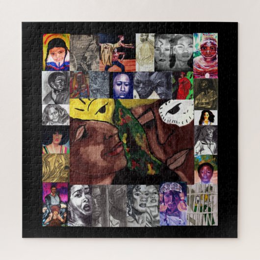 VIEREN AFRIKAANS-AMERIKAANSE CULTUUR puzzel Legpuzzel (Verticaal)