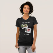 VIEREN BESTIES Custom Twee Foto Vrienden T-shirt (Voorkant volledig)