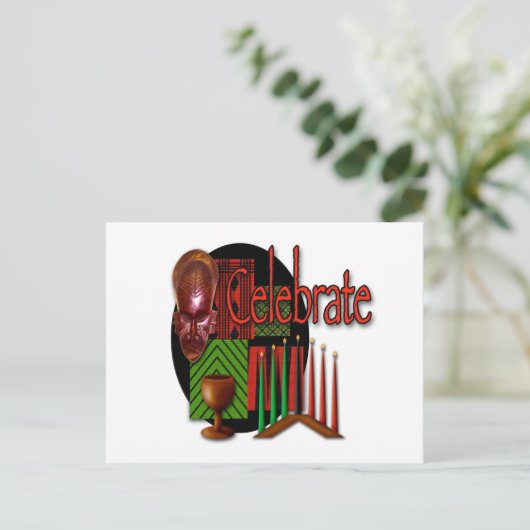 vieren briefkaart (Staand voorkant)