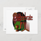 vieren briefkaart (Voorkant / Achterkant)