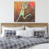 vieren canvas afdruk (Insitu (Slaapkamer))