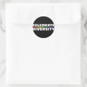 Vieren Diversity Black Sticker (Tas)