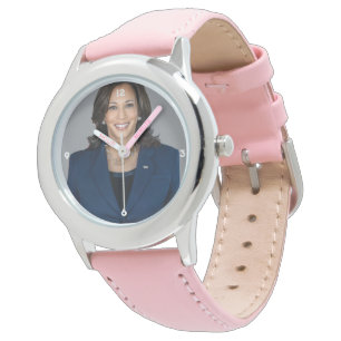 VIEREN EN STEMMEN OP KAMALA HARRIS HORLOGE