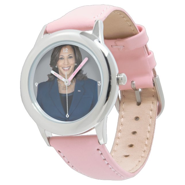 VIEREN EN STEMMEN OP KAMALA HARRIS HORLOGE (Gekanteld)