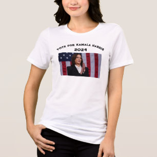 VIEREN EN STEMMEN OP KAMALA HARRIS Tri-Blend SHIRT