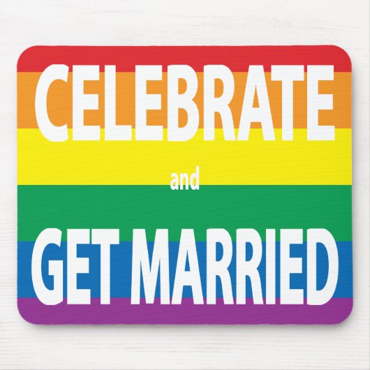 Vieren en trouwen, LHBT, vieren liefde Muismat (Voorkant)