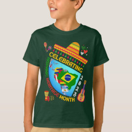 Vieren HISPANIC HERITAGE MAAND Unisex Kinder T-shirt