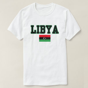 Vieren Libische trots met Vibrate Flag T-shirt