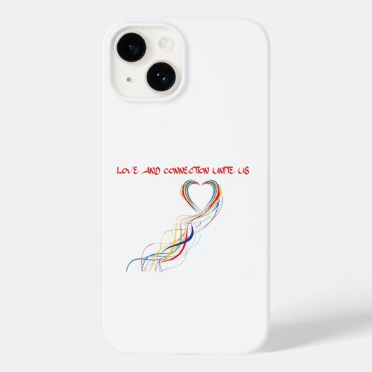 Vieren Liefde en Verbindingsontwerp Case-Mate iPhone Case (Achterkant)