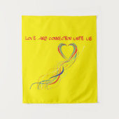 Vieren Liefde en Verbindingsontwerp Wandkleed (Voorkant)